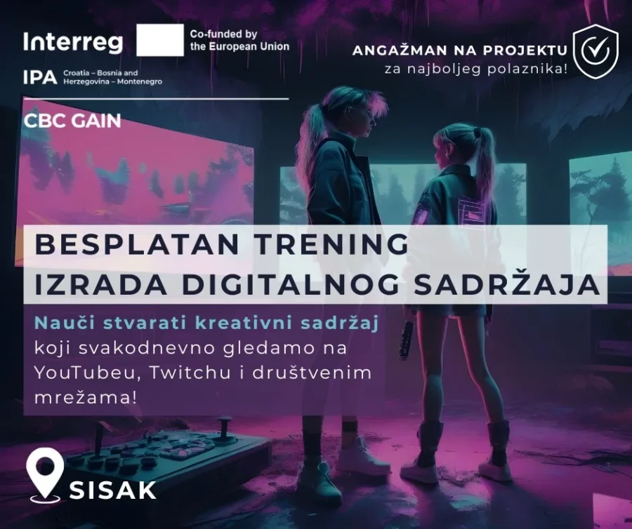 Nauči stvarati kreativni sadržaj koji svakodnevno gledamo na YouTubeu, Twitchu i društvenim mrežama!